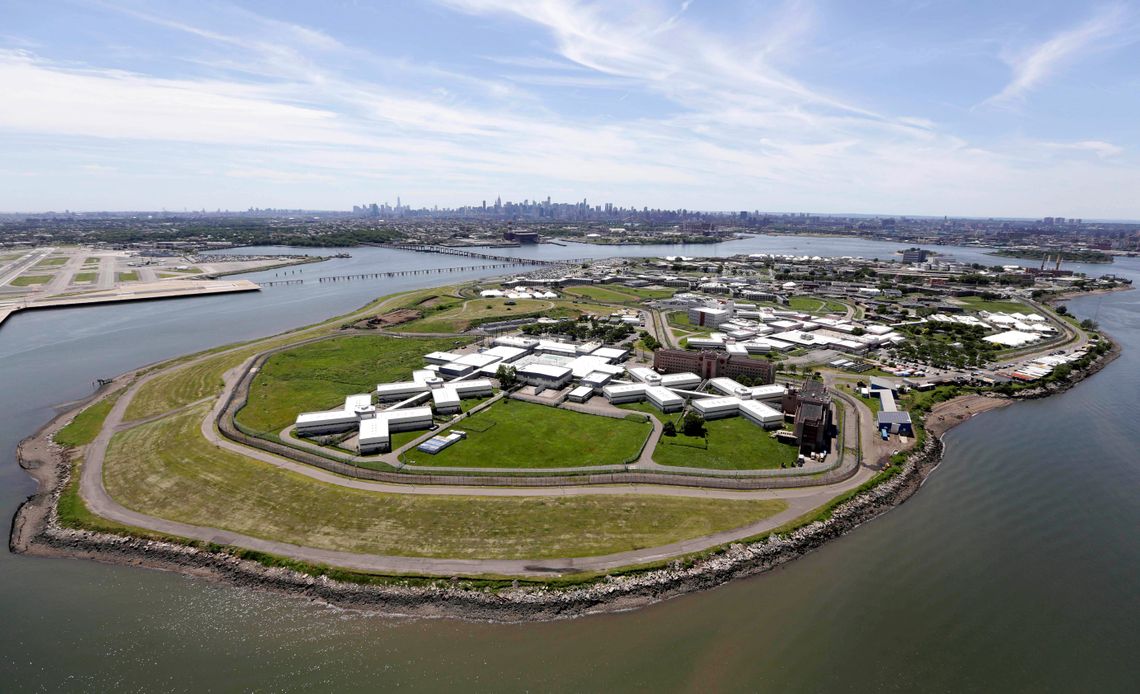 The Rikers Island jail complex in June 2014.