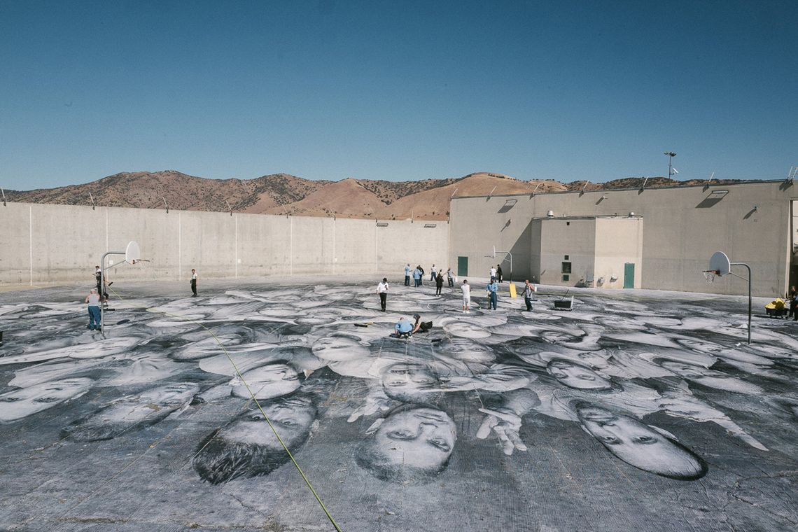 The mural took three days to finish. The entirety of it could only be seen from the sky. 