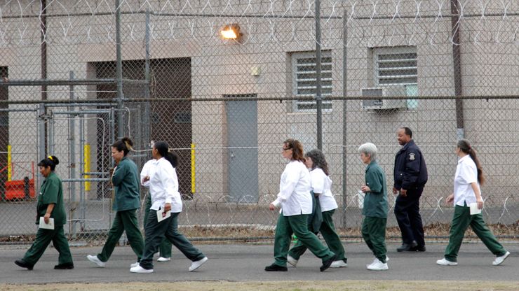 Women at the Taconic Correctional Facility in Bedford Hills, N.Y., in 2012. 