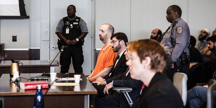 Craig Hicks pleaded guilty to the murders of Deah Barakat, 23, his wife, Yusor Abu-Salha, 21, and her sister Razan Abu-Salha, 19.  