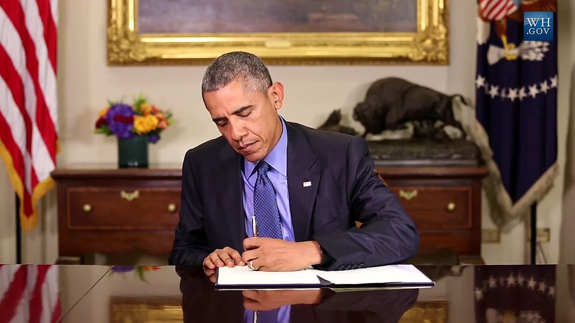 President Obama commuting the prison sentences of 46 men and women on July 13.