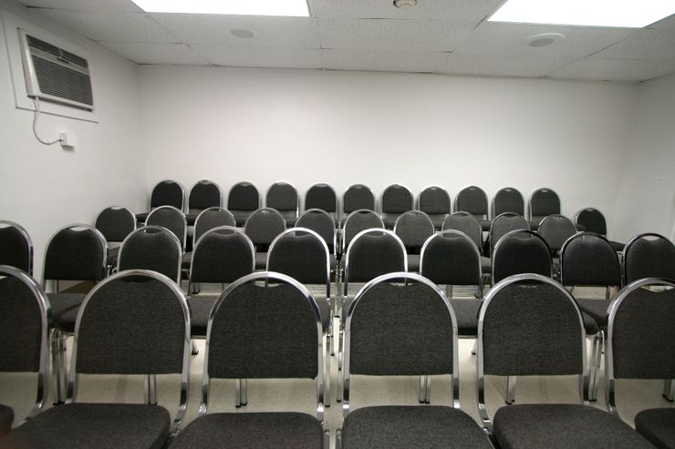 The witness room next to the execution chamber of Florida State Prison in Raiford, Fl. 