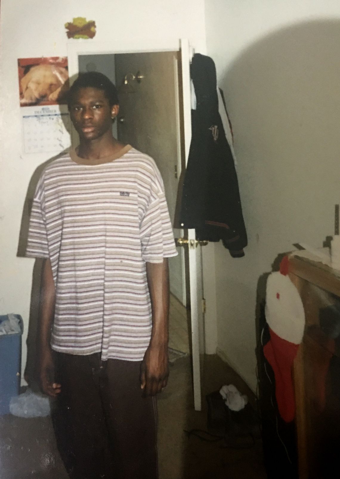 Darnell Johnson in 1996 in Glendale, Arizona, when he was visiting his brother at Christmas.    