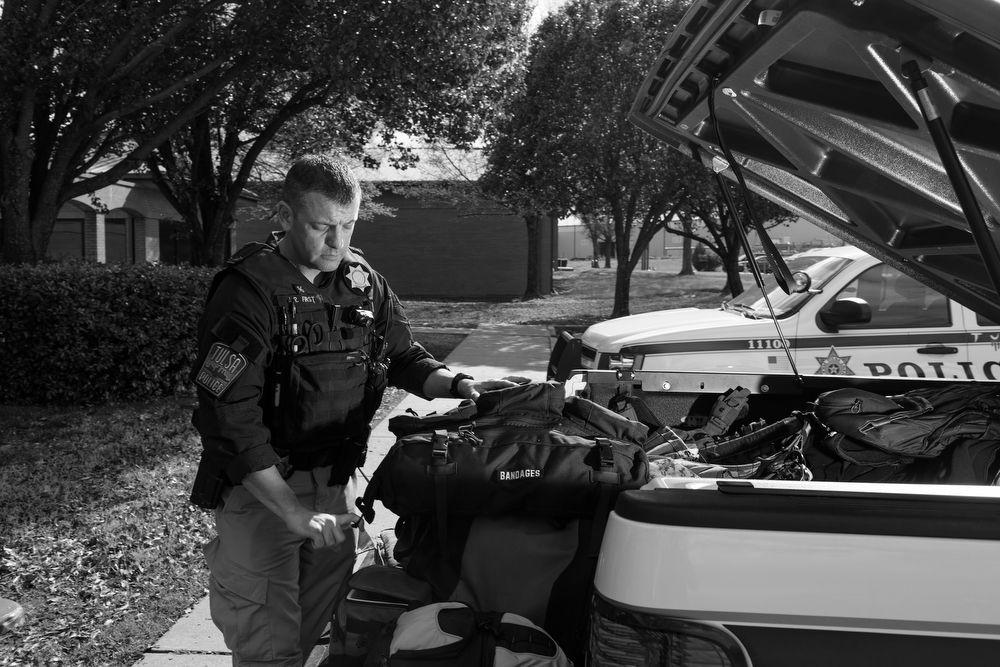 Anthony First oversees the medical training program for the Tulsa Police Department, which requires 32 hours of first aid training to its officers.