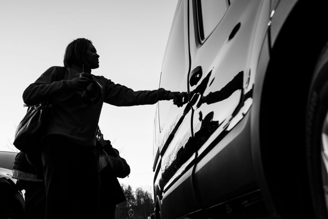 The van trip started in Richmond, Va., but most of the travelers began their journey hours earlier to get to the meet-up spot. 