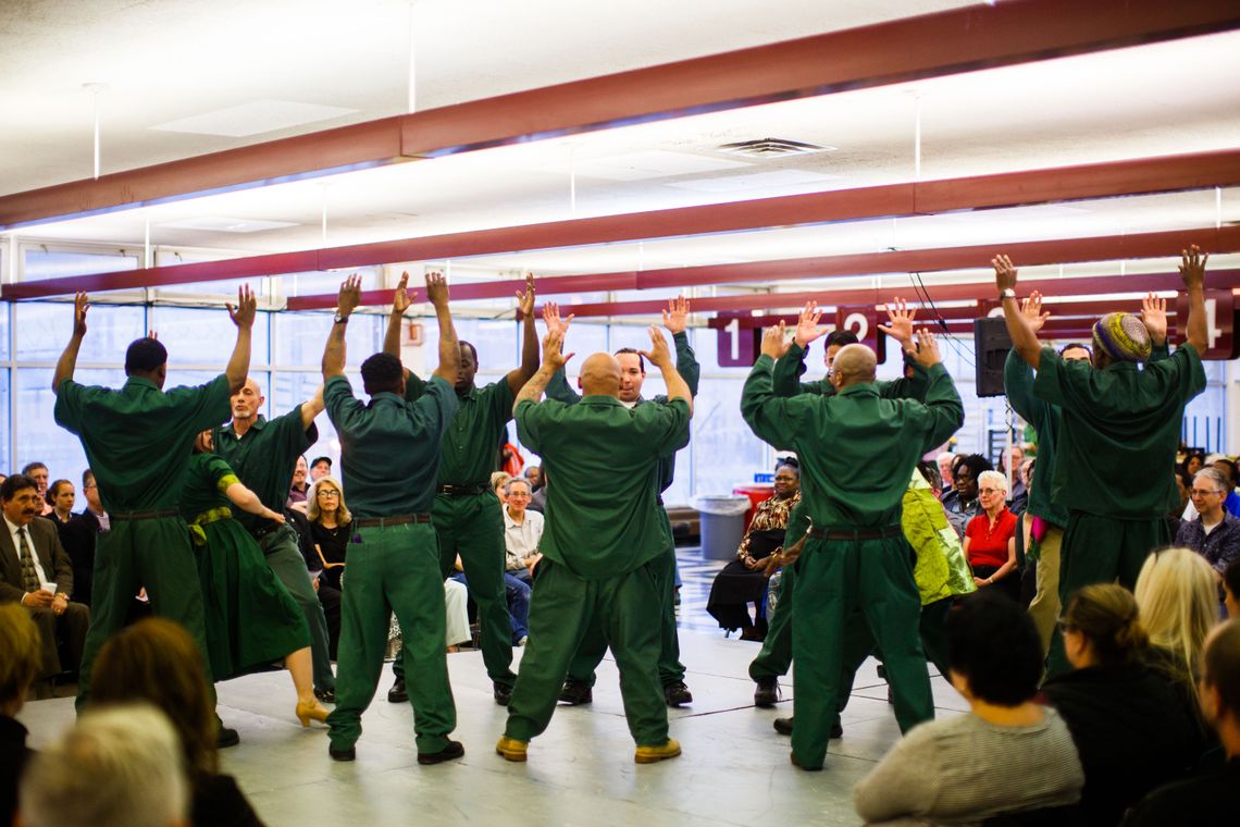 The RTA program at the prison has 45 members in its theater group, 13 of whom performed in “Twelfth Night.”
