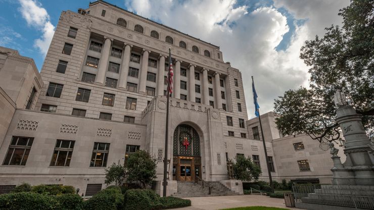 The Caddo Parish Courthouse in Shreveport, La.