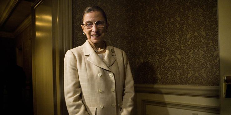 Supreme Court Justice Ruth Bader Ginsburg in Washington, in 2006.  