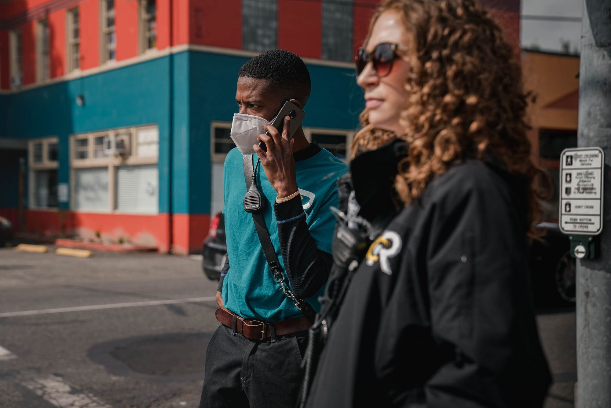 Crisis Response Unit team members are contracted by the Olympia Police Department, and carry police radios with them.
