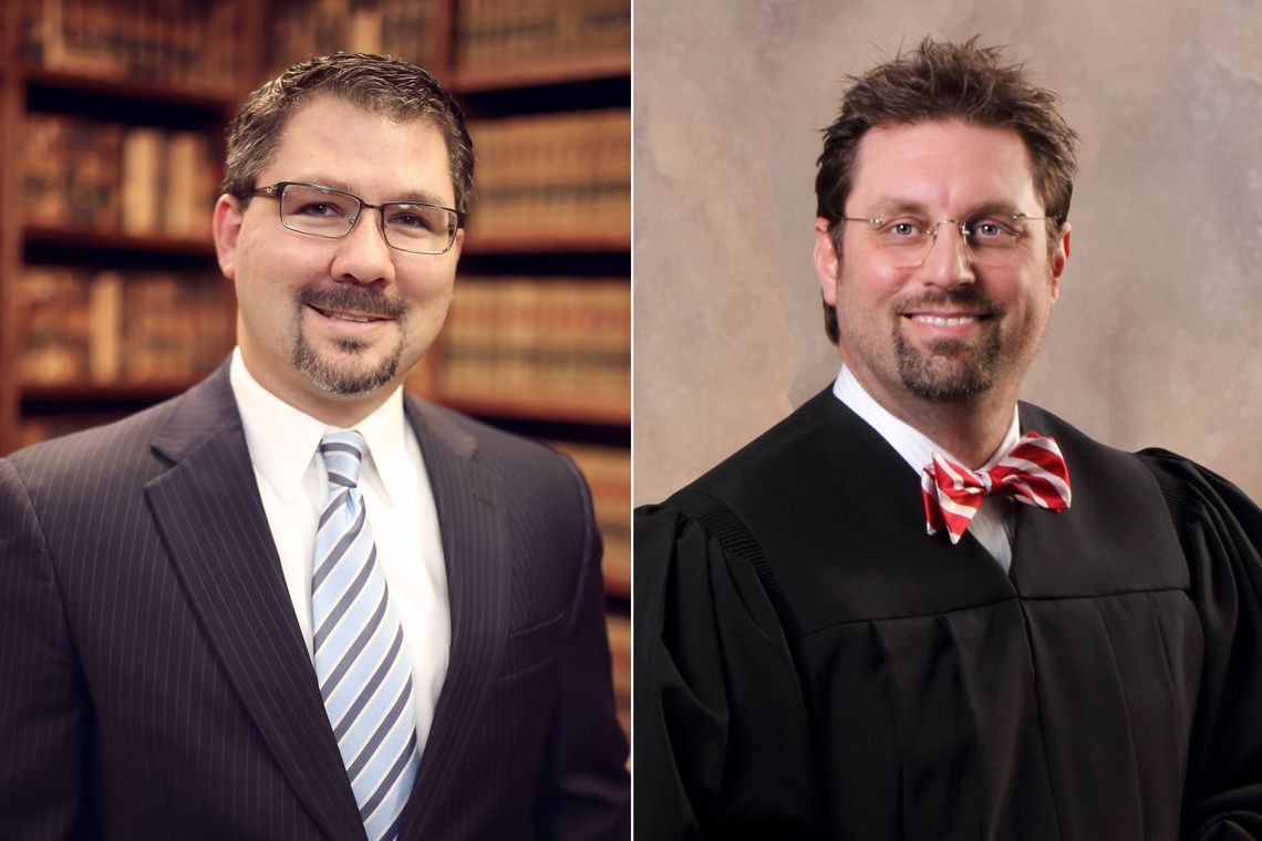 Judge David Boling, left, and Judge Tommy Fowler ran for judicial office as reformers who would alter the relationship between the the citizens of Craighead County, Arkansas and a private probation company called The Justice Network. They did, and got sued for it by the company. 