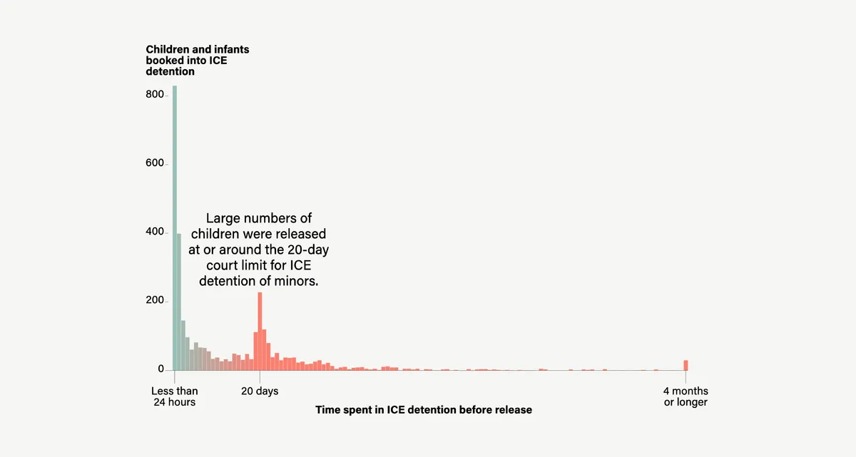Les détenus de l’ICE comprennent plus de 3 800 enfants jusqu’à présent cette année