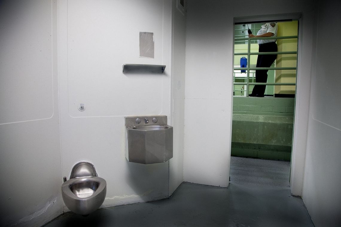 Jails and prisons have little in the way of infection control, according to the former chief medical officer at New York City’s Rikers Island jail complex, pictured here.