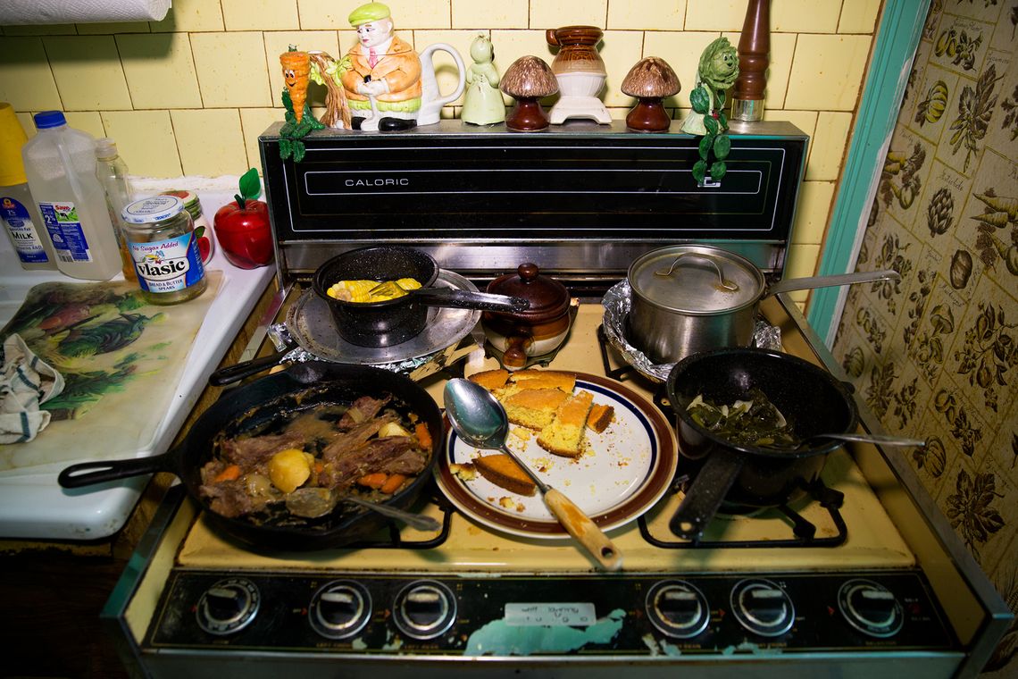 Elston’s mother had spent the day preparing a meal of roast beef, corn bread and vegetables to welcome him home, and the aroma permeated the house.