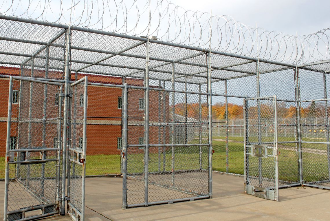 The recreation area at Alger Correctional Facility used by men in the Incentives in Segregation program.