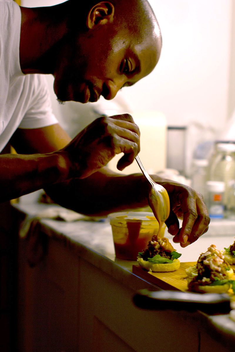 Marquis Hayes started his catering company after attending Defy Ventures.