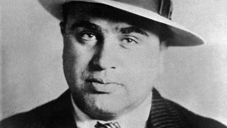 Al Capone and his bodyguard were arrested in Philadelphia in May 1929 for carrying concealed deadly weapons.