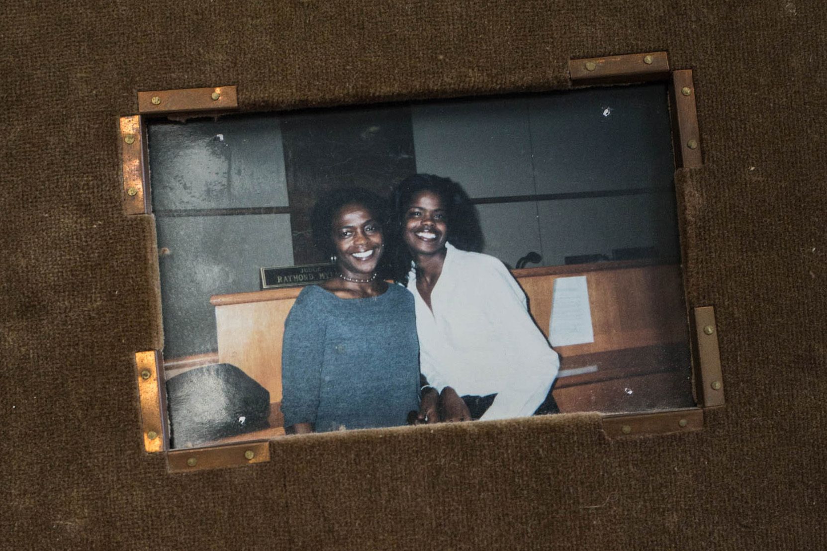 Kim Foxx and her mother, Gennell Wilson. 